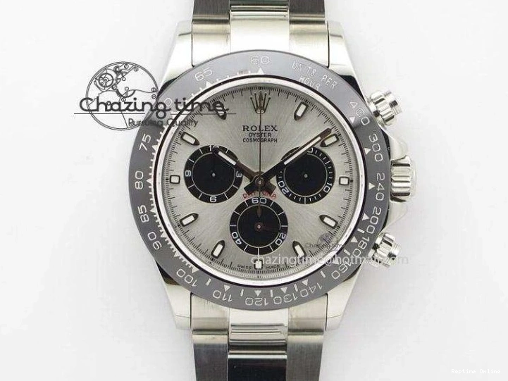 0522 Chic Daytona 116518LN YG JH Best Black Gold Dial On Rubber Strap A4130 (Free XS Rubber ) 3458